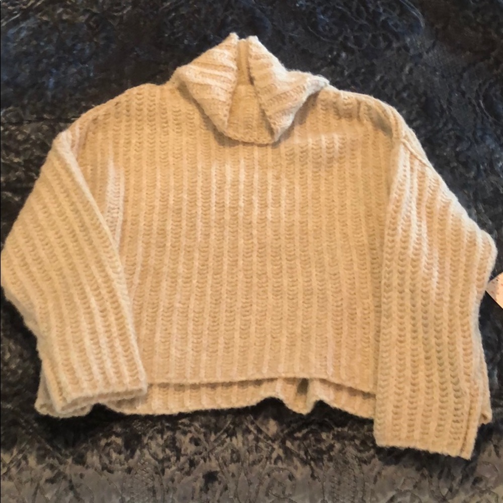 Free People Chunky Cable Knit Sweater